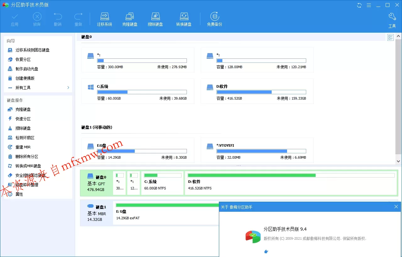 分区助手技术员v10.11.0特别版