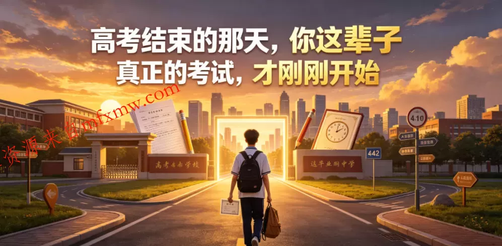 付费文章：高考结束的那天，你这辈子真正的考试，才刚刚开始