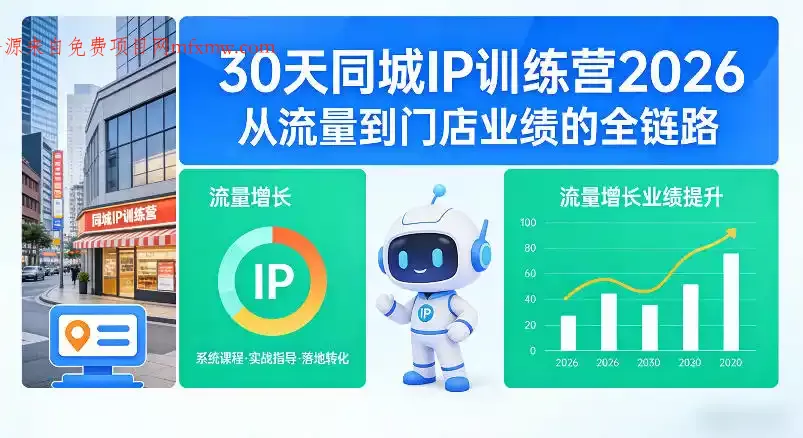 30天同城IP训练营2026年,从流量到门店业绩的全链路(0808更新)