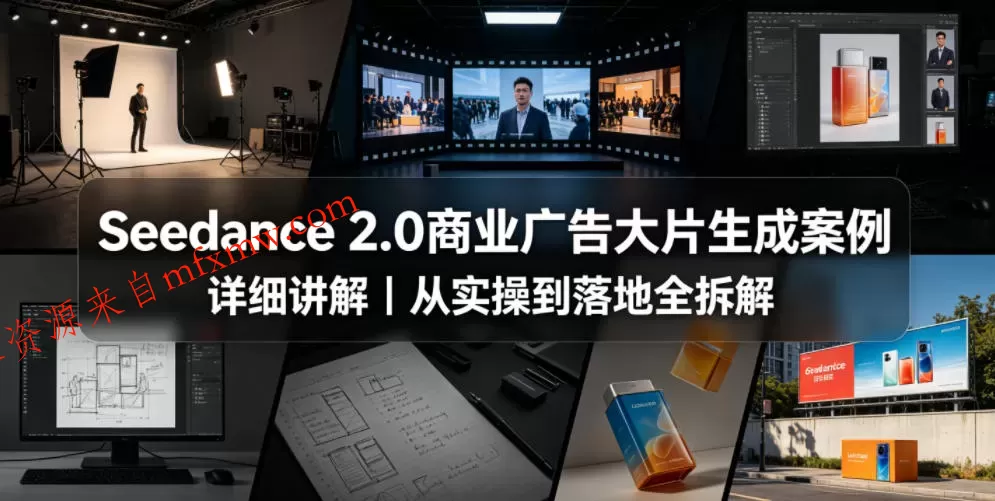 Seedance 2.0商业广告大片生成案例详细讲解|从实操到落地全拆解