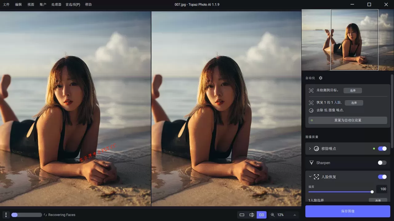 Ai图片降噪Topaz Photo Pro v1.4.0高级版