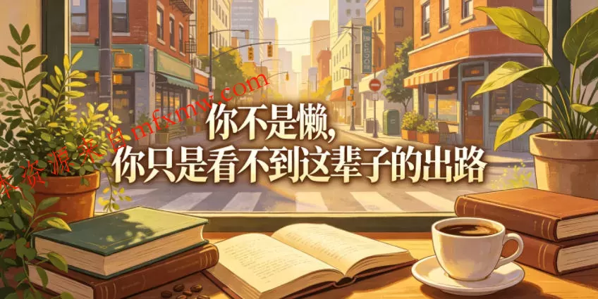 付费文章:你不是懒,你只是看不到这辈子的出路