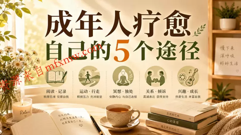 付费文章：成年人疗愈自己的5个途径