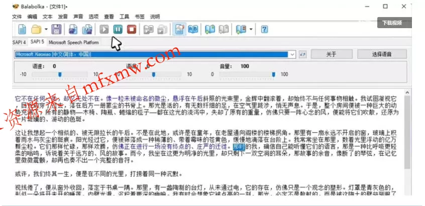 【离线版】微软TTS语音配音!含晓晓,云希等12款离线模型,含多线程小说合成器,10000字仅需10s即可