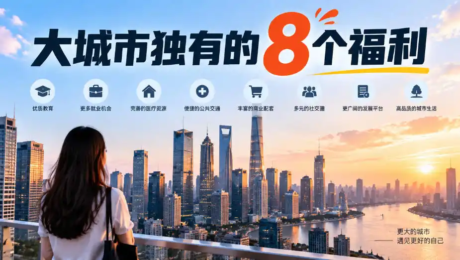 某公众号付费文章：大城市独有的8个福利-免费项目网