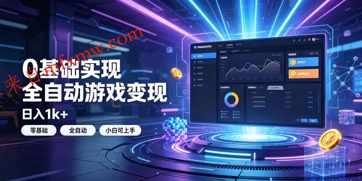 0基础实现全自动游戏变现,日入1k+,小白直接上手搞钱!【揭秘】