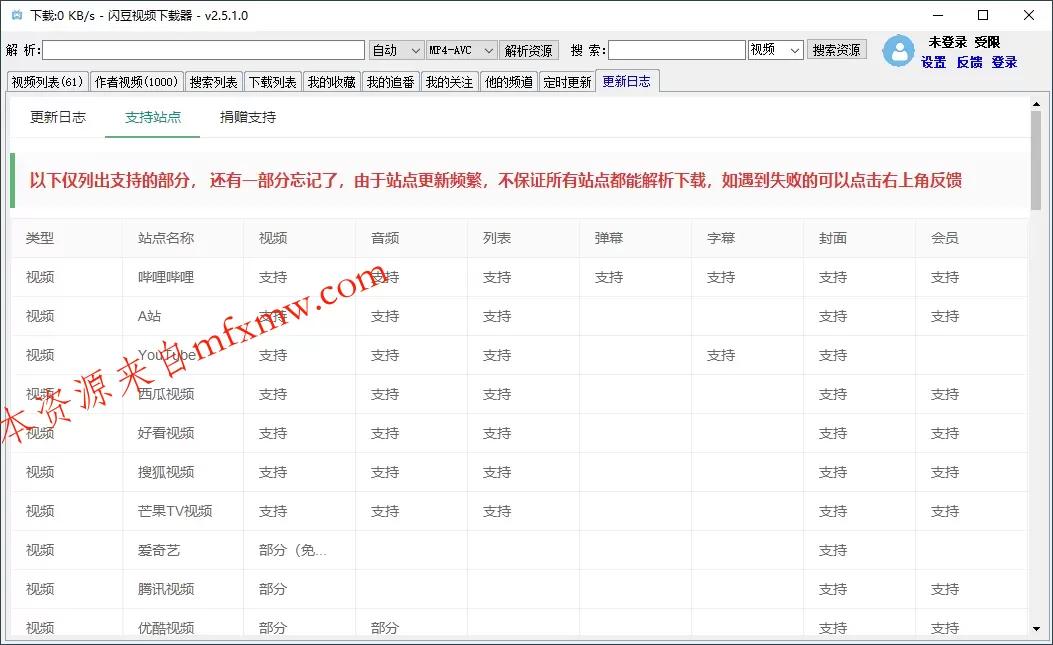 闪豆多平台视频下载器v20260605绿色版