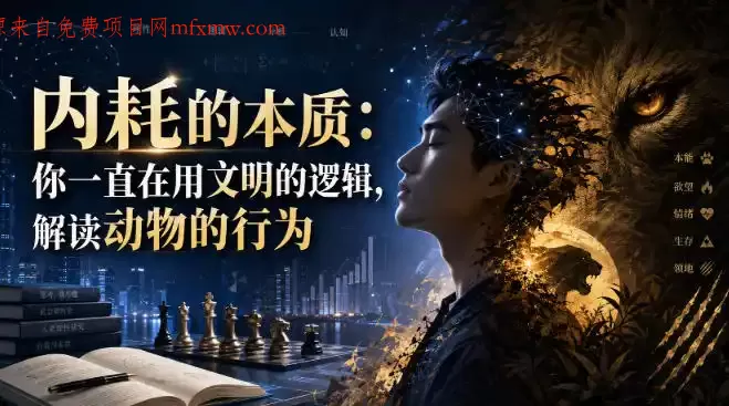 付费文章:内耗的本质:你一直在用文明的逻辑,解读动物的行为