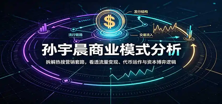 孙宇晨商业模式分析：拆解热搜营销套路，看透流量变现、代币运作与资本博弈逻辑-免费项目网