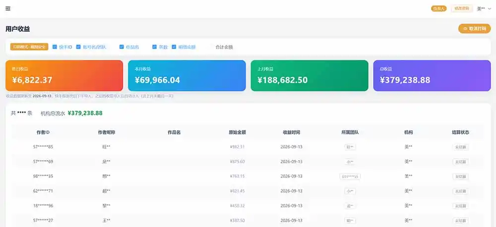 快手短剧挂载 全托管 单号月入200-600 可批量 3-5分钟搞定-免费项目网