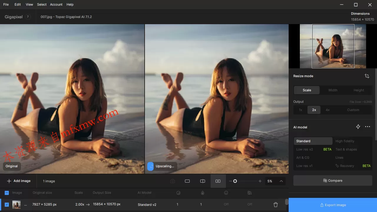 Ai图像放大Topaz Gigapixel v1.2.0高级版
