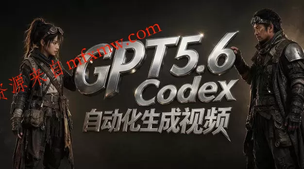 GPT5.6+Codex自动化生成视频全流程实战,从提示词设计、角色设定、封面海报,到视频生成思路与自动化工作流