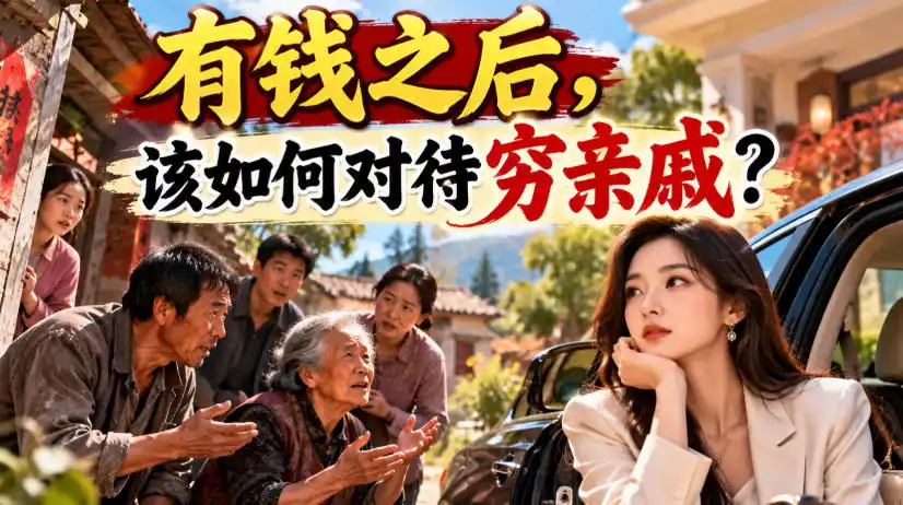 某公众号付费文章：有钱之后，该如何对待穷亲戚？-免费项目网