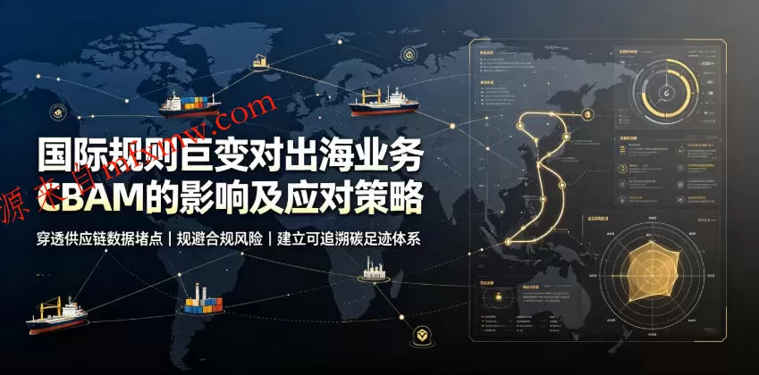 国际规则巨变对出海业务CBAM的影响及应对策略，帮助企业穿透供应链数据堵点，规避合规风险
