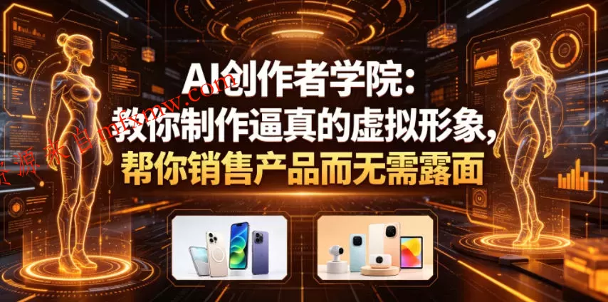 AI创作者学院:教你制作逼真的虚拟形象,帮你销售产品而无需露面【原创双语字幕】