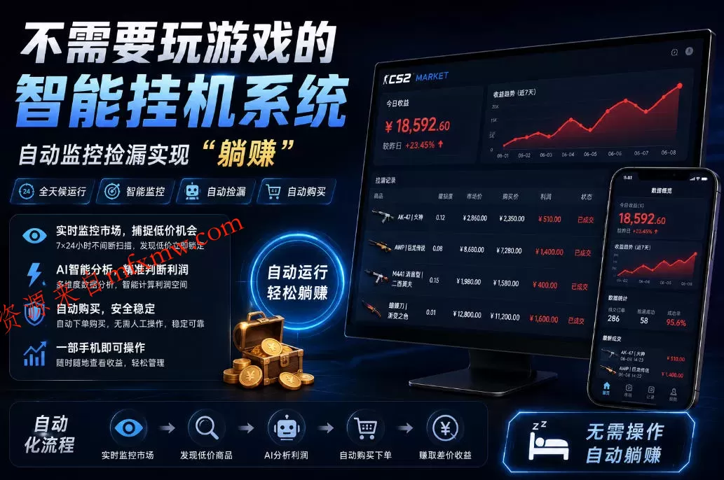 不用玩游戏的游戏搬砖项目,无需自己挂G,无需购买任何额外设备,所有数据支持任何形式验证【揭秘】