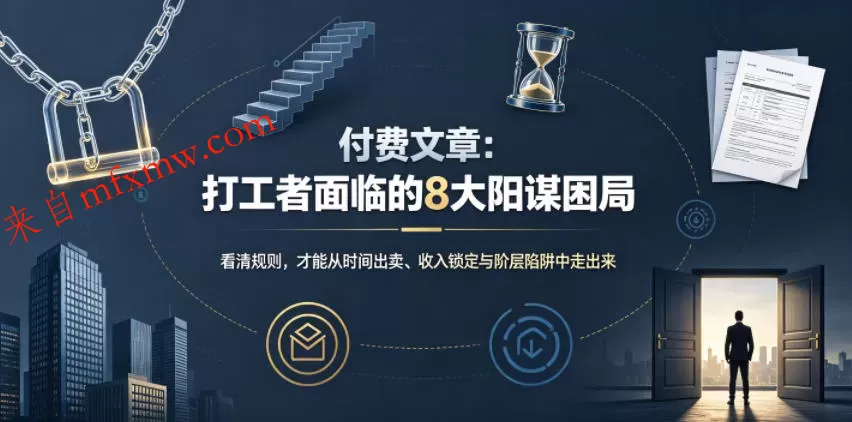 付费文章:打工者面临的8大阳谋困局
