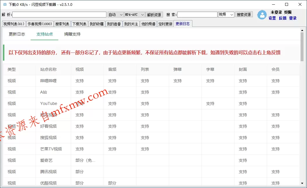 闪豆多平台视频下载器v20260520绿色版