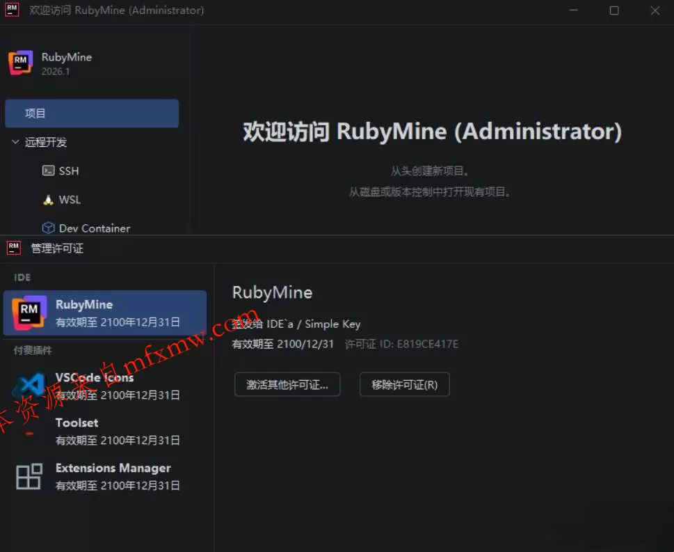 RubyMine v2026.1.2 高级版