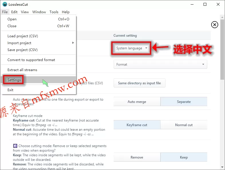 LosslessCut无损剪辑v3.69.0绿色版