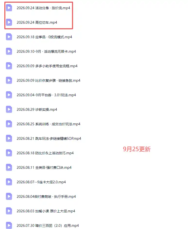 拼多多实战特训营(更新0926-免费项目网