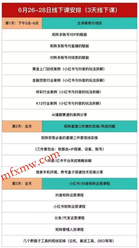 嗨推矩阵引流运营线下实训课,3天线下录音课,经典干货经久实用,适配抖音、小红书矩阵拓客需求